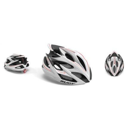 Rudy Project Windmax White Silver Red Shiny